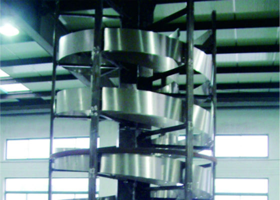 Porcellana Vite verticale dei sistemi industriali flessibili del nastro trasportatore - sollevi la forte struttura fornitore