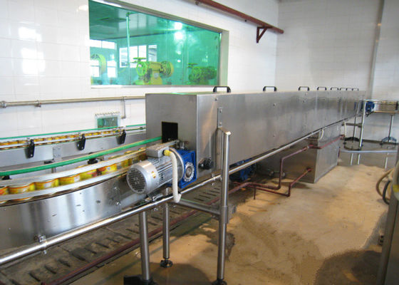 Porcellana Linea macchinario di produzione alimentare inscatolata pollo halal di elaborazione di pollame per le latte del ferro fornitore